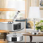 Bedside Table Lamp Crystal Touch Lamps for Bedroom