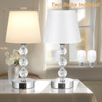 Bedside Table Lamp Crystal Touch Lamps for Bedroom