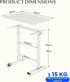 Bedside Table Pneumatic Standing Desk