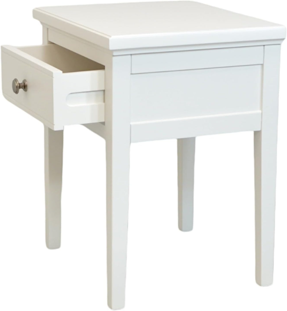 Bedside Table Real Wood Slim Cabinet Living Room