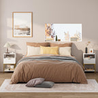 Bedside Table Small Cabinet with Drawer and Storage