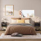 Bedside Table Small Cabinet with Drawer and Storage