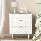 Bedside Table with 3 Drawers Bed Side