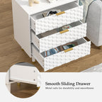 Bedside Table with 3 Drawers Bed Side