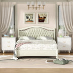 Bedside Table with 3 Drawers Bed Side