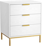 Bedside Table with 3 Drawers Nigntstand for Bedroom