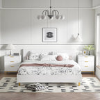 Bedside Table with 3 Drawers Nigntstand for Bedroom