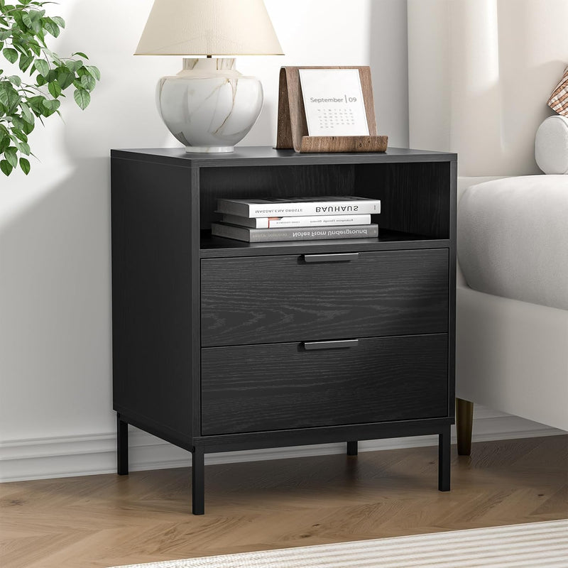 Bedside Table with 3 Drawers Nigntstand for Bedroom