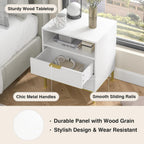 Bedside Table with 3 Drawers Nigntstand for Bedroom