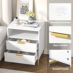 Bedside Table with 3 Drawers Nigntstand for Bedroom