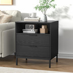Bedside Table with 3 Drawers Nigntstand for Bedroom
