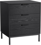 Bedside Table with 3 Drawers Nigntstand for Bedroom