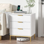 Bedside Table with 3 Drawers Nigntstand for Bedroom
