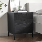 Bedside Table with 3 Drawers Nigntstand for Bedroom
