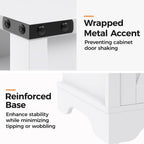 Bedside Table with Charging Station 2 Ac Outlets
