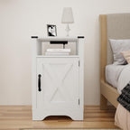 Bedside Table with Charging Station 2 Ac Outlets