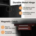 Bedside Table with Charging Station 2 Ac Outlets
