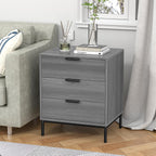 Bedside Tables 3 Drawers Chest of Dresser