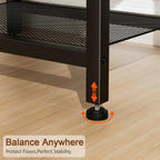 Bedside Tables Side Table with Charging Station Bed (Set of 2)