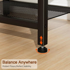Bedside Tables Side Table with Charging Station Bed (Set of 2)