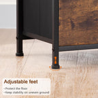 Bedside Tables Side Table with Charging Station Bed (Set of 2)