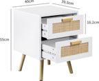 Bedside Tables Side Table with 2 Hand Made (Set of 2)