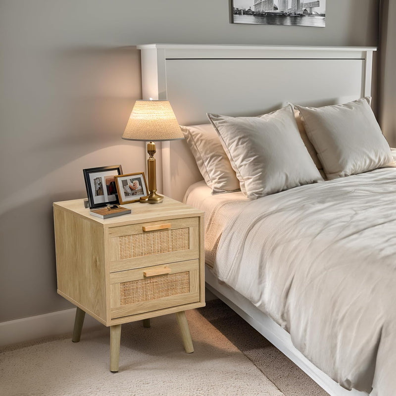 Bedside Tables Side Table with 2 Hand Made (Set of 2)