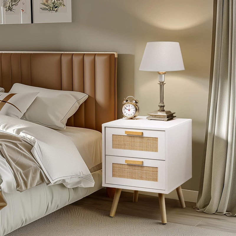Bedside Tables Side Table with 2 Hand Made (Set of 2)