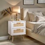 Bedside Tables Side Table with 2 Hand Made (Set of 2)