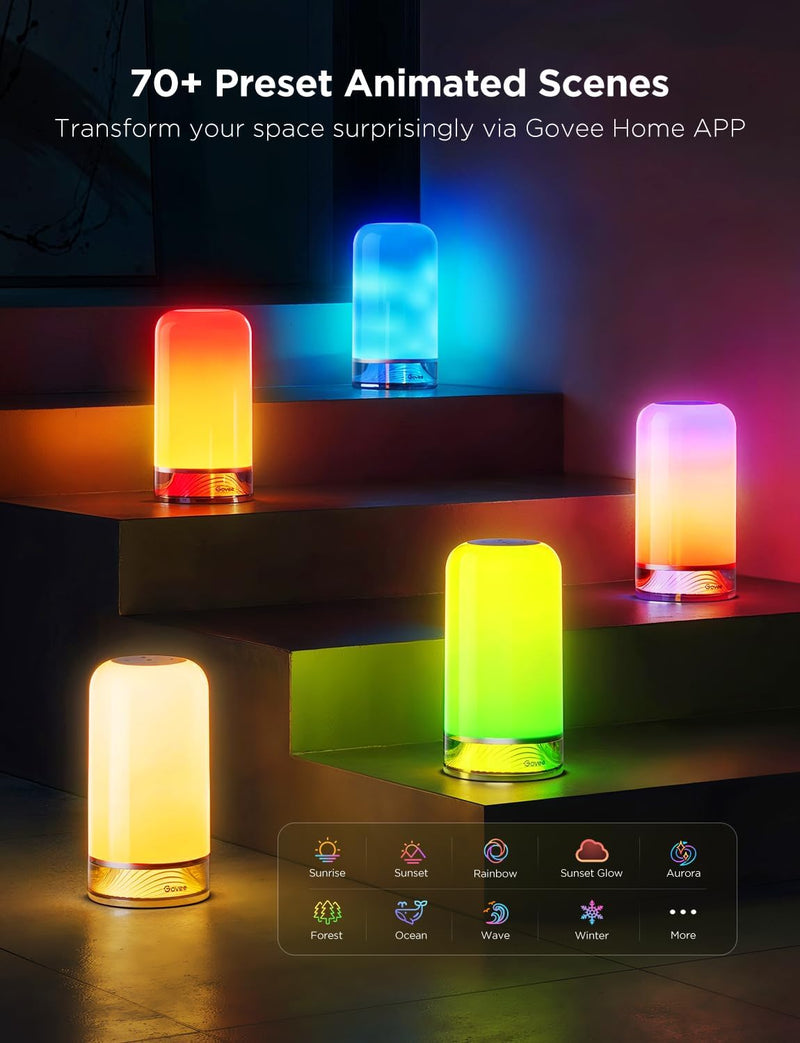 Bedside Touch Table Lamp Rgbicww Matter Alexa