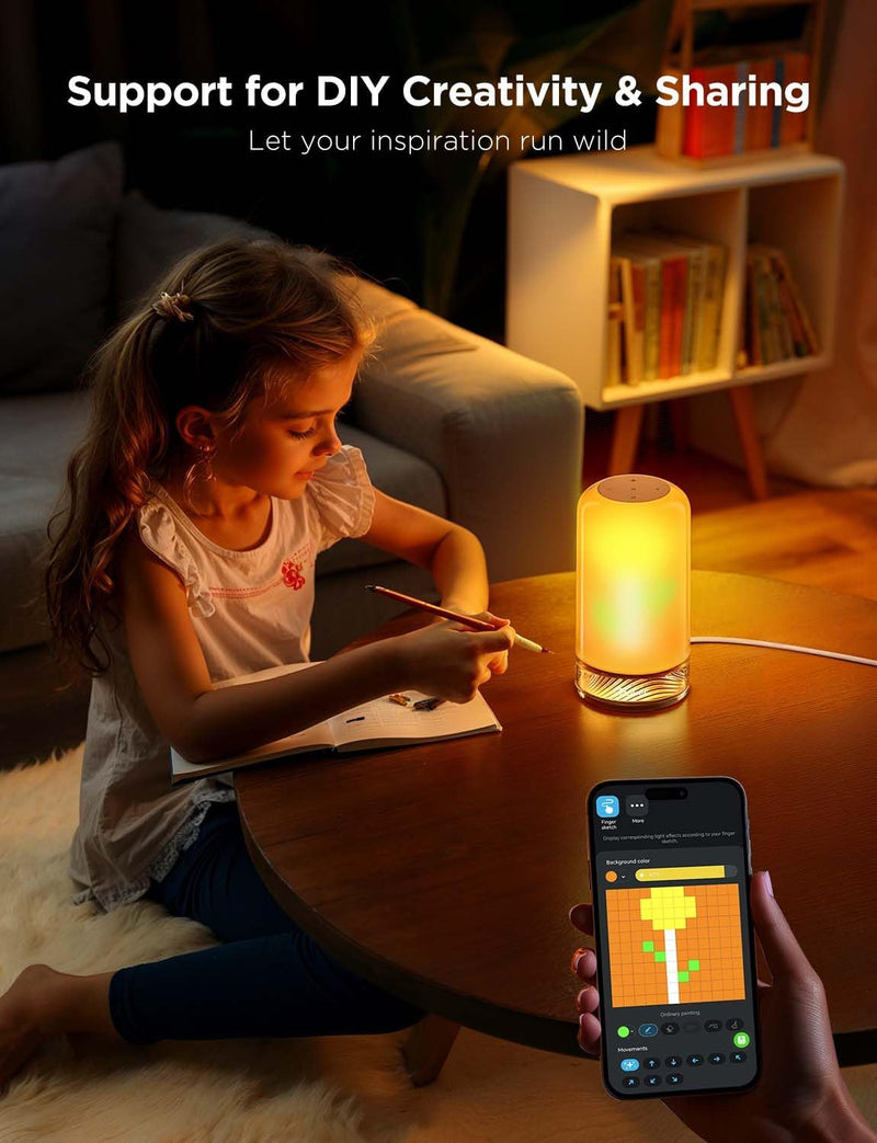 Bedside Touch Table Lamp Rgbicww Matter Alexa