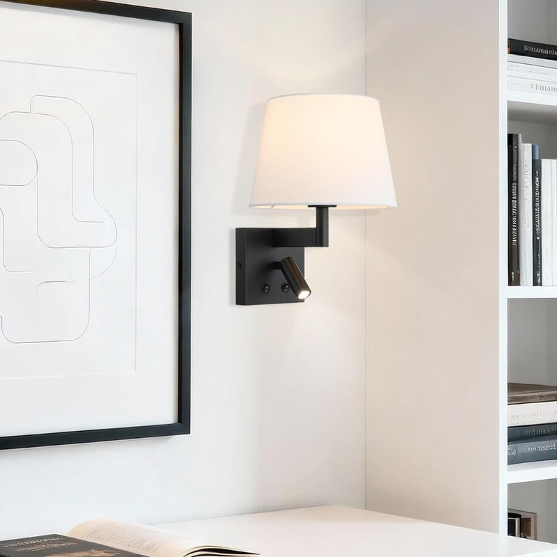 Bedside Wall Light with USB on Off Switch