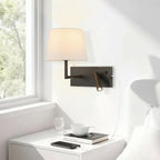 Bedside Wall Light with USB on Off Switch