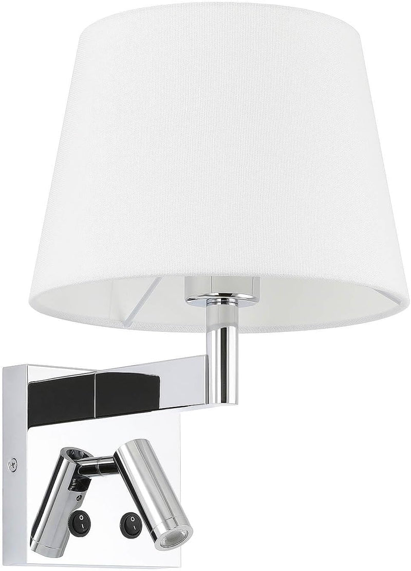 Bedside Wall Light with USB on Off Switch