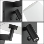 Bedside Wall Light with USB on Off Switch