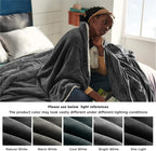 Bedsure Sherpa Fleece Throw Blanket Fluffy Microfiber Solid