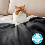 Bedsure Sherpa Fleece Throw Blanket Fluffy Microfiber Solid