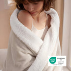 Bedsure Sherpa Fleece Throw Blanket Fluffy Microfiber Solid