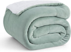 Bedsure Sherpa Fleece Throw Blanket Fluffy Microfiber Solid