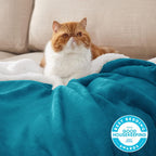 Bedsure Sherpa Fleece Throw Blanket Fluffy Microfiber Solid