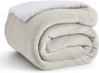 Bedsure Sherpa Fleece Throw Blanket Fluffy Microfiber Solid