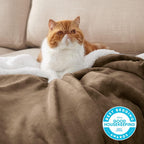 Bedsure Sherpa Fleece Throw Blanket Fluffy Microfiber Solid