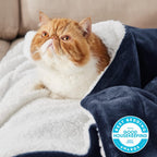 Bedsure Sherpa Fleece Throw Blanket Fluffy Microfiber Solid