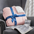 Bedsure Sherpa Fleece Throw Blanket Fluffy Microfiber Solid