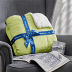 Bedsure Sherpa Fleece Throw Blanket Fluffy Microfiber Solid