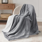 Bedsure Sherpa Fleece Throw Blanket Fluffy Microfiber Solid