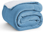 Bedsure Sherpa Fleece Throw Blanket Fluffy Microfiber Solid