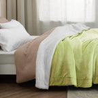 Bedsure Sherpa Fleece Throw Blanket Fluffy Microfiber Solid