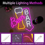 Beer Neon Light Sign for Wall Decor LED