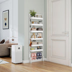 Behind Door Storage Organiser Rack 6 Tier Adjustable